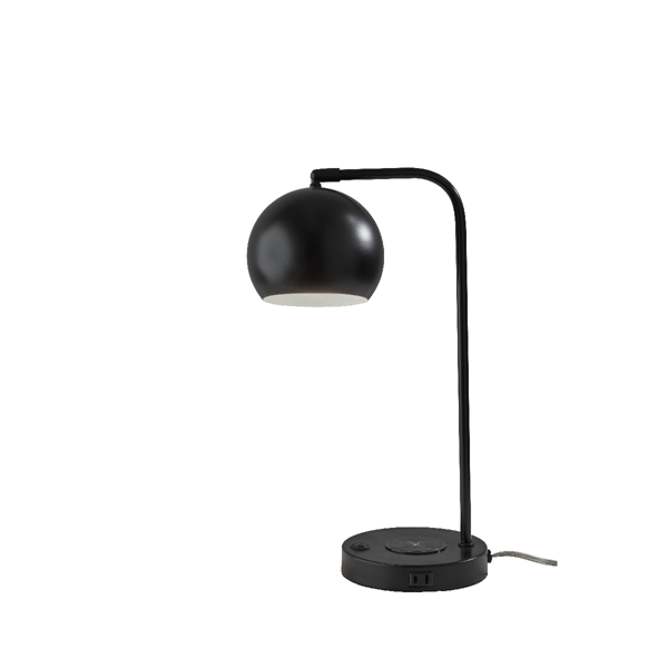 Adesso Emery Supercharger Desk Lamp with Metal Shade - image 