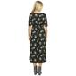 Womens Due Time Floral Round Neck Empire Waist Maternity Dress - image 2
