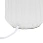 Simple Designs Off White Ceramic Pleated Base Table Lamp w/Shade - image 2