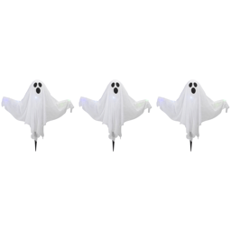 Northlight LED  Ghost Halloween Lawn Stakes - Set of 3