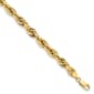 Mens Gold Classics&#8482; 7.0mm. 14k Semi Solid Rope Chain Necklace - image 2