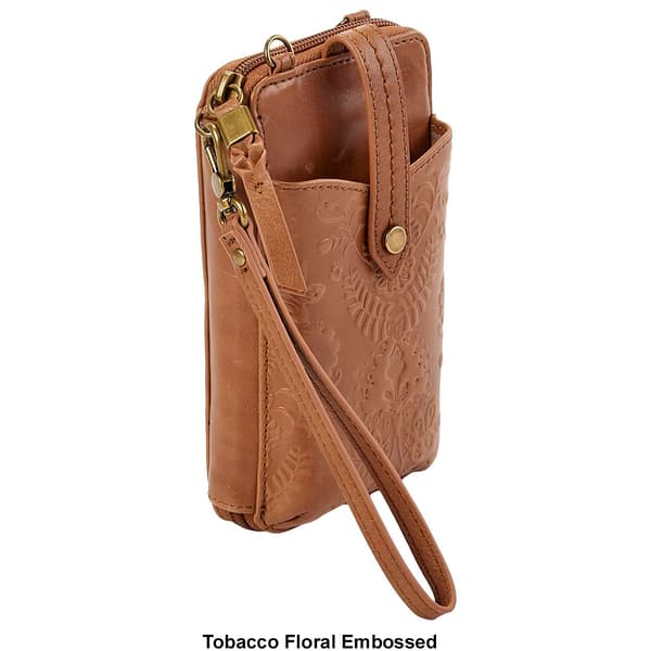 The Sak Silverlake North South Smartphone Crossbody-Tabacco