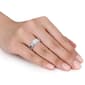 Loveblooms™ Princess & Round Diamond Bridal Ring Set - image 3