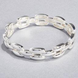 Design Collection Silver-Plated Link Bracelet