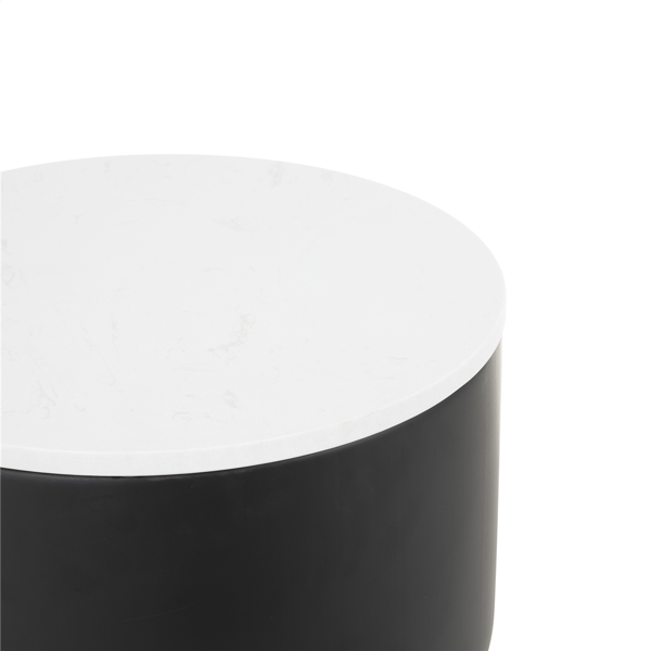 9th & Pike® Modern Black Metal Accent Table
