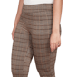 Womens Hearts of Palm Neutral Ground Pull On Plaid Ankle Pants - image 5