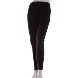 Juniors Poof! Pique Solid Leggings