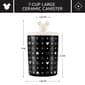 Disney Home Monochrome 7 Cup Large Ceramic Canister - image 10