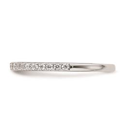 Pure Fire 14kt. White Gold Lab Grown Diamond Wedding Band