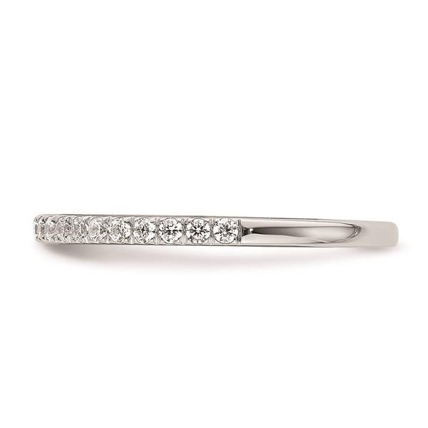 Pure Fire 14kt. White Gold Lab Grown Diamond Wedding Band