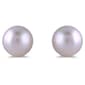 Gemstone Classics&#8482; Gold over Silver 4mm. Pearl Stud Earrings - image 2