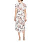 Womens SLNY Knee Length Floral Tier Dress - image 2