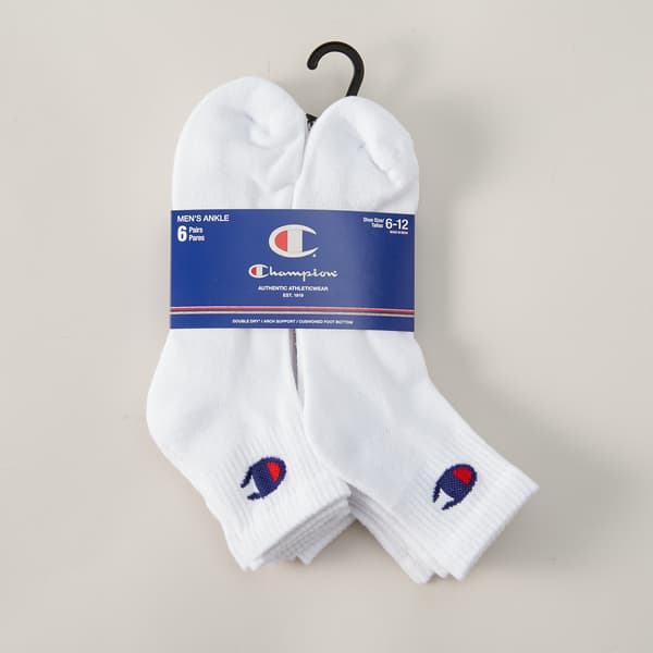 Mens Champion 6pk. Ankle Socks - image 