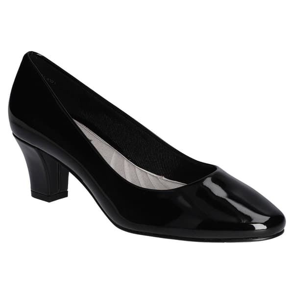 Womens Easy Street Ballari Patent Round Toe Pumps - image 