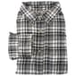 Mens Mountain Ridge Flannel Shirt - Black/White - image 1