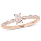 Gemstone Classics&#40;tm&#41; 10kt. Rose Gold 1/3ctw. Morganite Ring - image 1