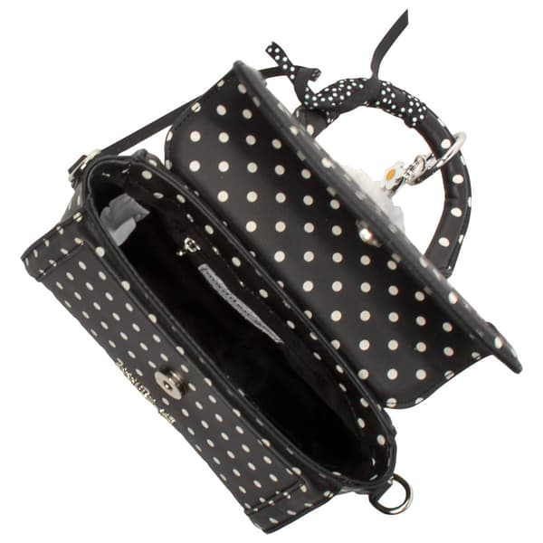 Madden Girl Dots Top Handle Satchel