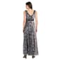 Petite R&M Richards Sleeveless Scroll Beaded Waist Evening Gown - image 2