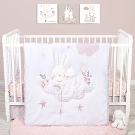 Sammy & Lou&#40;R&#41; Cottontail Cloud 4pc. Crib Bedding Set