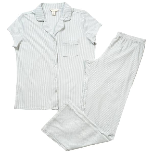 Womens Laura Ashley(R) Short Sleeve Pajama Set - image 