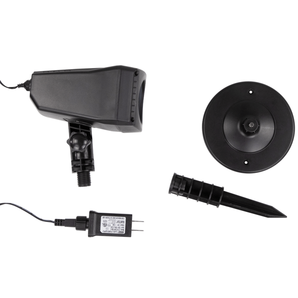 Northlight Spiderweb with Spiders Halloween Outdoor Projector