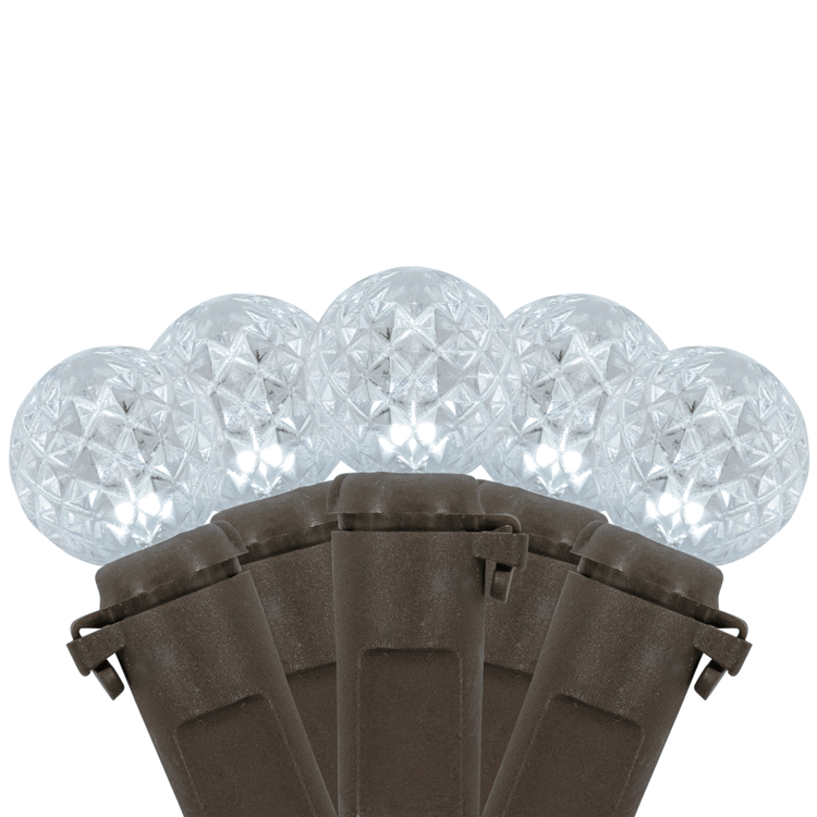 Northlight 16ft. LED G12 Berry Pure White Christmas Lights