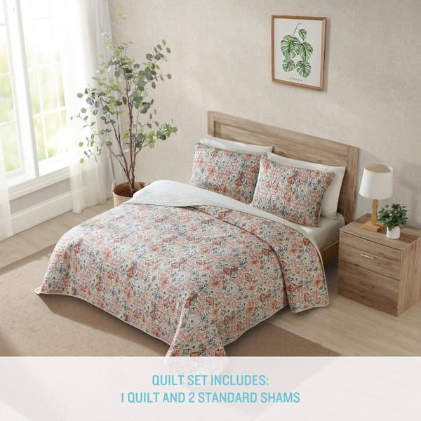 Tommy Bahama Ikat Tropics Reversible Quilt Set