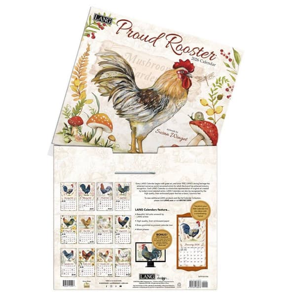 Lang&#174; 2026 Proud Rooster Wall Calendar