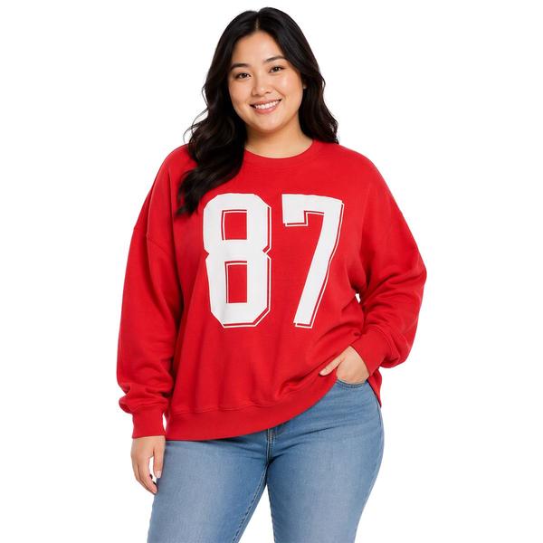 Juniors Plus Gold Rush French Terry 87 Sweatshirt