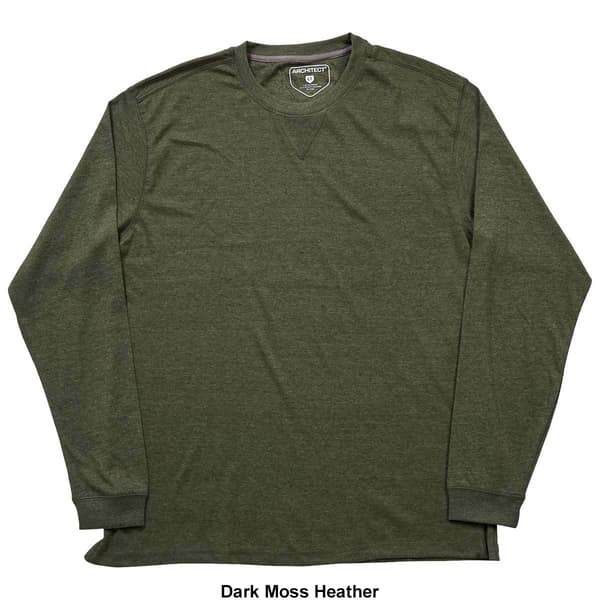 Mens Big &amp; Tall Architect® Long Sleeve V-Notch Seam Crew Tee