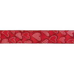Northlight Seasonal 30ft. Dotted Hearts Craft Ribbon