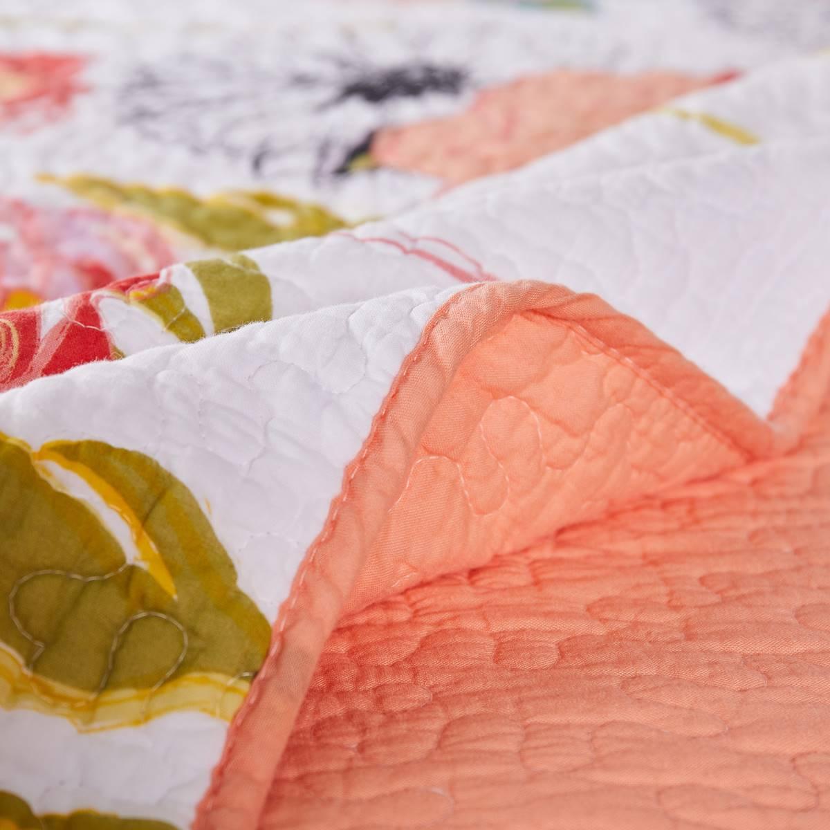 Greenland Home Fashions™ Watercolor Dream Floral Quilt Set