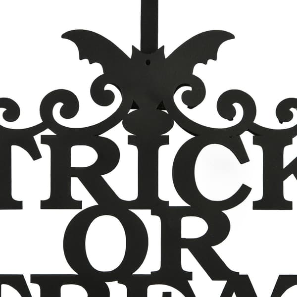 National Tree 19in. Halloween Trick or Treat Wreath Hanger