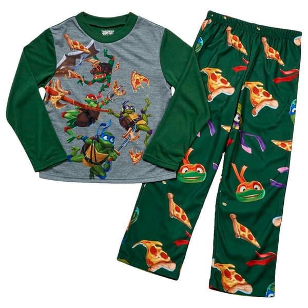 Boys Teenage Mutant Ninja Turtles Pizza Party Pajama Set - image 