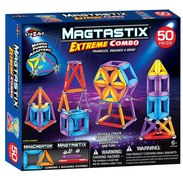 Cra-Z-Art(tm) 50pc. Magtastix Extreme - image 