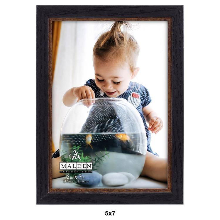 Malden Two-Tone Black & Brown Frame