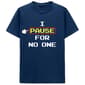 Young Mens I Pause For No One Graphic Tee - image 1
