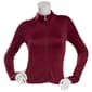 Juniors No Comment 2 Way Zip Thumb Hole Fleece Jacket - image 1