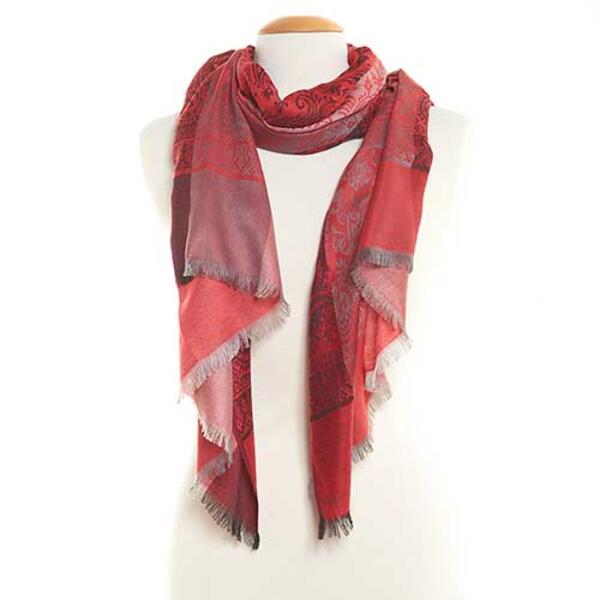 Womens Color Block Pashmina Style Scarf - image 