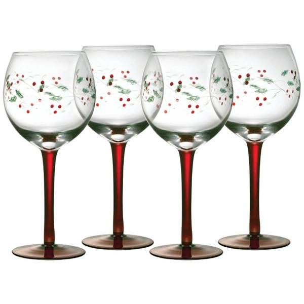 Pfaltzgraff® Winterberry 13oz. Goblets - Set of 4