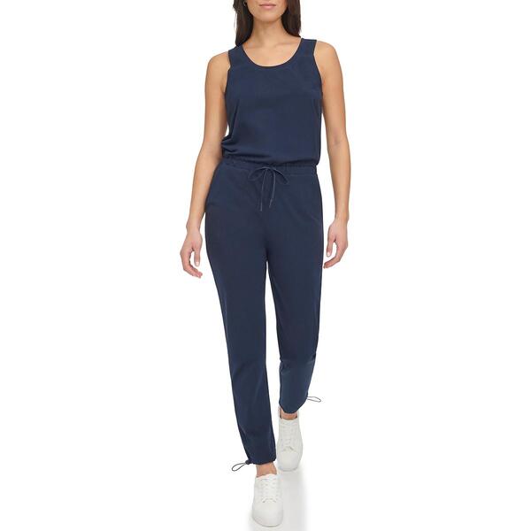 Womens Andrew Marc New York Drawcord Ankle Jumpsuit - image 