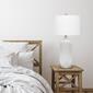 Lalia Home Classix Argyle Classic White Table Lamp w/Fabric Shade - image 6