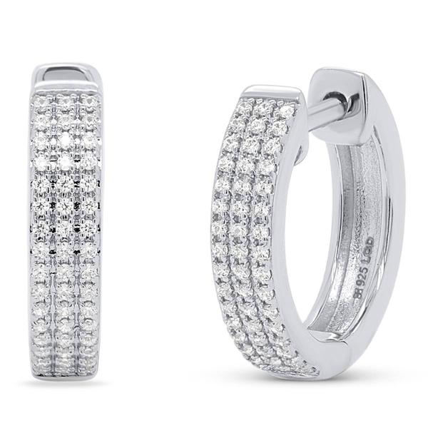 Nova Star® 1/4ctw. Lab Grown Diamond Hoop Earrings