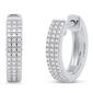 Nova Star® 1/4ctw. Lab Grown Diamond Hoop Earrings - image 3