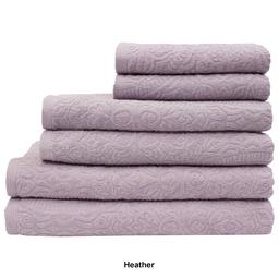Portofino 6pc. Velour Bath Towel Set