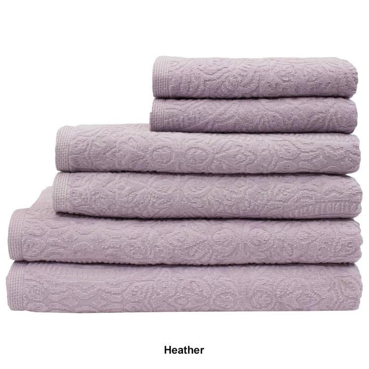 Portofino 6pc. Velour Bath Towel Set
