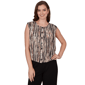 Womens Skyes the Limit Terra Tropic Snake Print Blouse - image 1