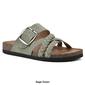 Womens White Mountain Healing Footbed Slide Sandals - image 7