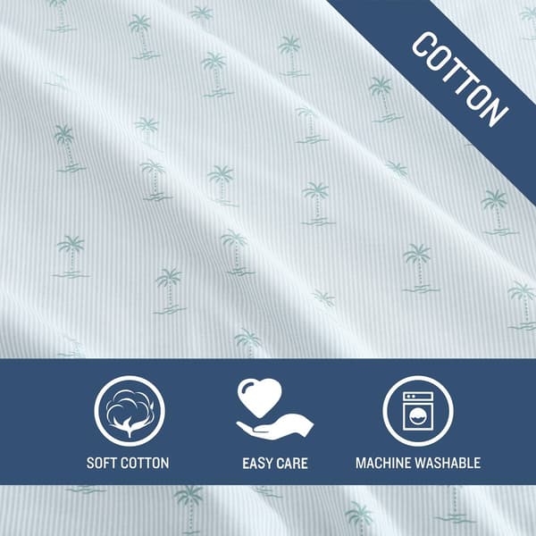 Tommy Bahama Kew Palms 200TC 4pc. Cotton Percale Sheet Set