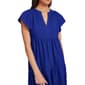 Womens Calvin Klein Short Sleeve Split Neck Tier A-Line Dress - image 4